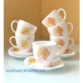 Сервіз Luminarc FRESH GARDEN /220Х6 д/чаю жовтий