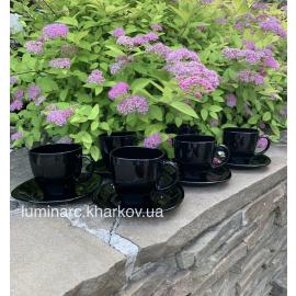 Сервіз Luminarc CARINE Black /220Х6 д/чаю