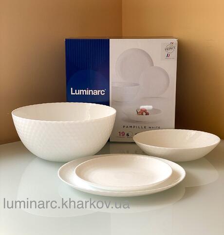 Сервіз Luminarc PAMPILLE WHITE 19пр