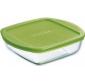 Форма PYREX COOK & STORE /25X22Х7см/ квадратная с крышк.2,2л