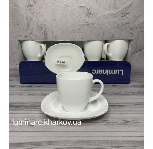 Сервиз Luminarc (CARINE CUP+LOTUSIA SAUCER) /220х6 д/чая