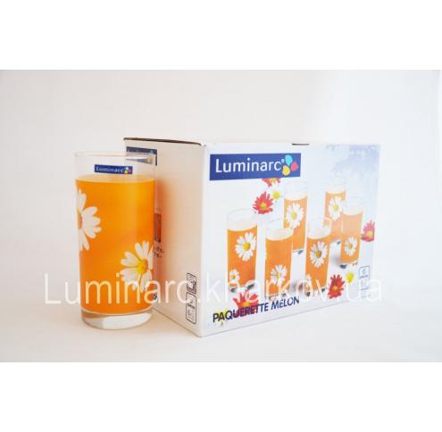 Набір Luminarc PAQUERETTE MELON /270X6 склянок вис.