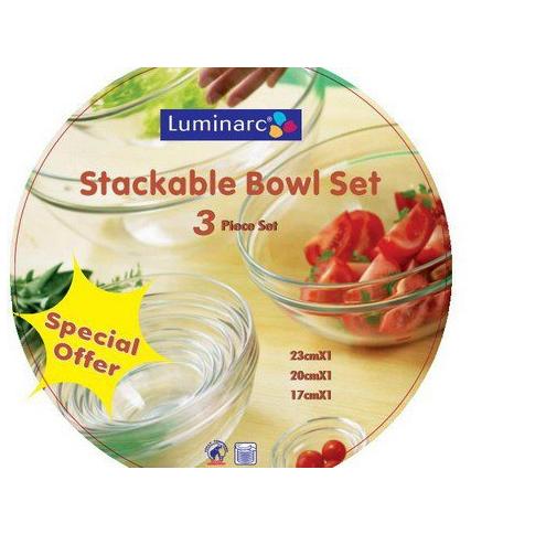 Набор Luminarc STACKABLE салатники х3/170,200,230