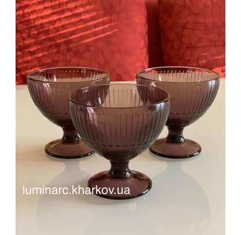 Набір Luminarc LOUISON Lilac /3х350мл креманок