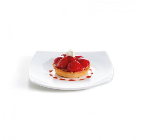 Тарелка Luminarc QUADRATO WHITE /190мм десерт