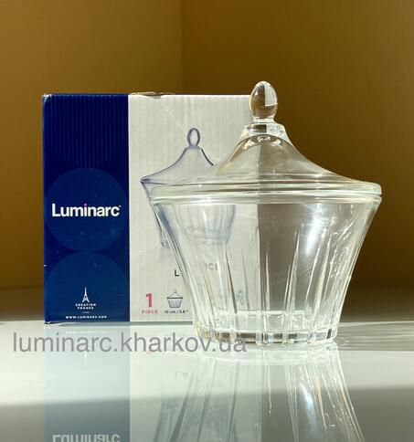Сахарница Luminarc LANCE /10см с крышкой