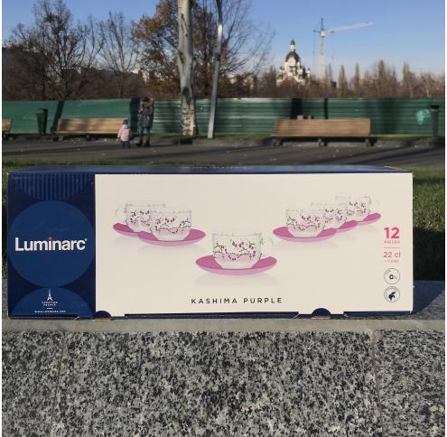 Сервиз Luminarc KASHIMA purple /220Х6 д/чая