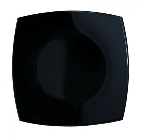 Тарелка Luminarc QUADRATO BLACK /190мм десерт