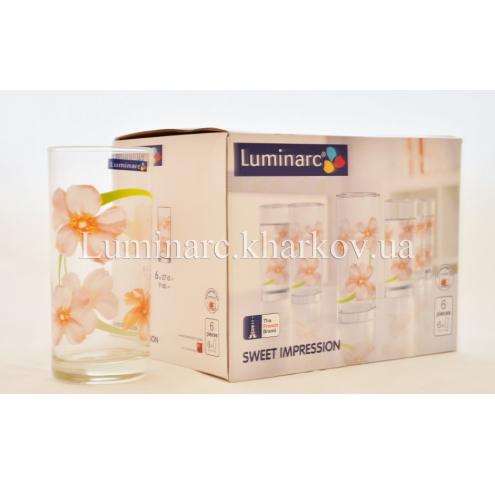 Набір Luminarc SWEET IMPRESSION /270X6 склянок вис.