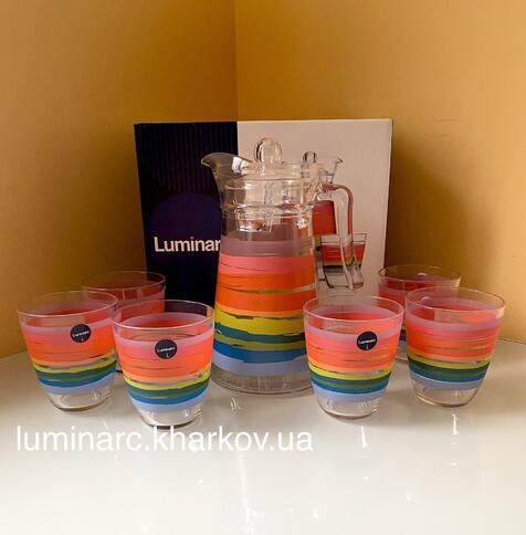 Набір Luminarc COLOR PENCIL /7пр. для напоїв