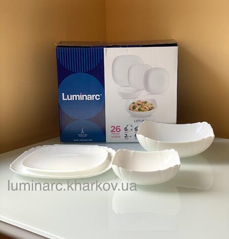 Сервиз Luminarc LOTUSIA white /26пр.