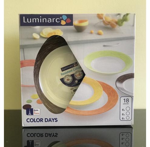 Сервиз Luminarc  COLOR DAYS CHOCOLAT /18 пр.