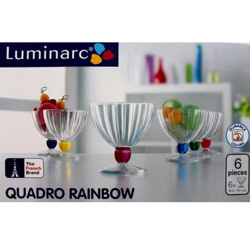 Набір Luminarc RAINBOW /6х300мл креманок