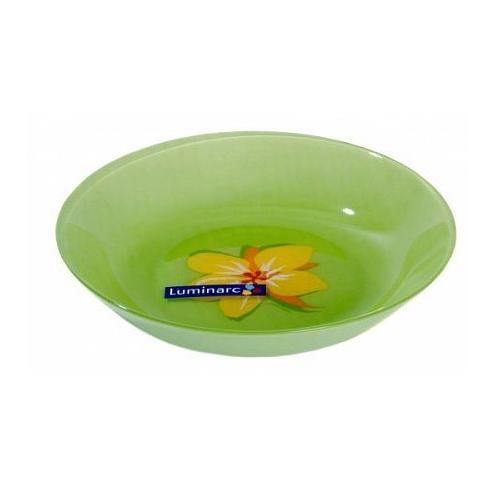 Тарілка Luminarc POP FLOWERS Green /215мм супова