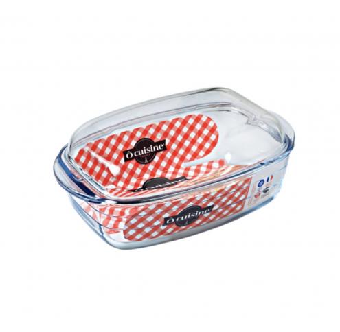 Кастрюля PYREX  O CUISINE /4,3л+2.2л прямоуг. с крышкой