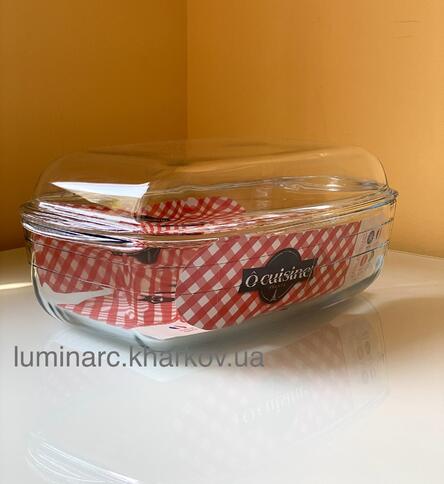 Кастрюля PYREX  O CUISINE /4,3л+2.2л прямоуг. с крышкой