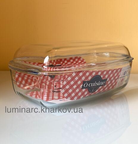 Кастрюля PYREX  O CUISINE /4,3л+2.2л прямоуг. с крышкой