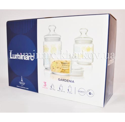 Набір Luminarc CLUB GARDENIA /банок Х3 0,5 0,75 1л