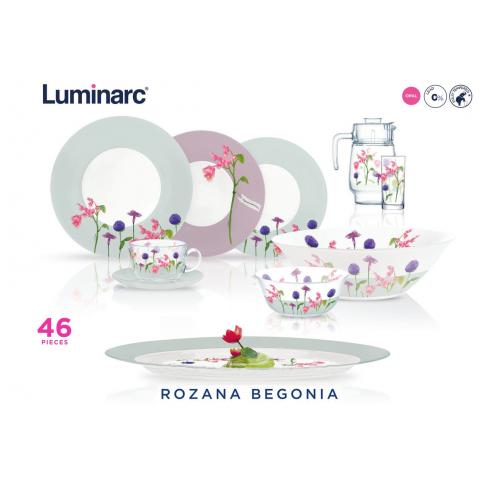 Сервиз Luminarc  ROSANA Begonia /46пр.