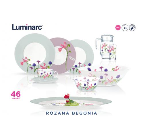 Сервіз Luminarc ROSANA Begonia /46пр.