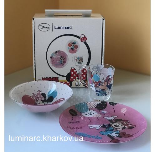 Набор Luminarc  DISNEY PARTY MINNIE /3пр