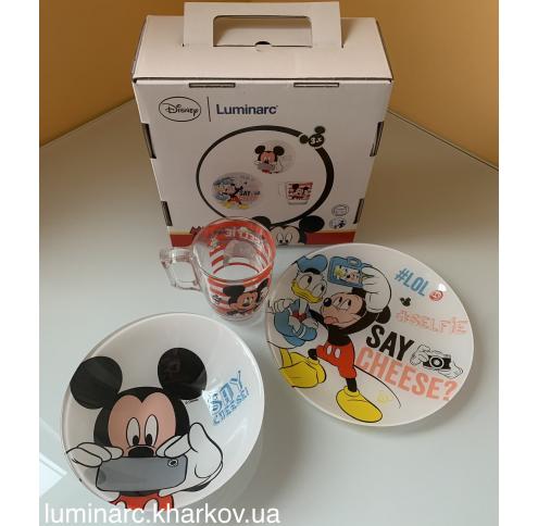 Набір Luminarc DISNEY PARTY MICKEY /3пр 