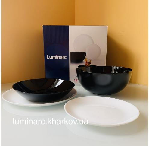 Сервіз Luminarc DIWALI Black&White/ 19пр.