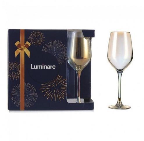 Набір Luminarc Сeleste золотистий хамелеон / 350Х6 вино