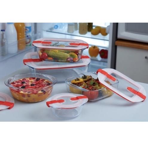 Форма PYREX  CK&HT/23х15х6см(1,1) прямоугол.с фиксат.крышк.