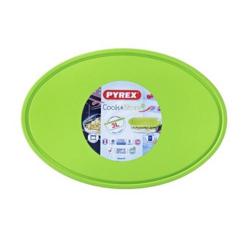 Форма PYREX  /35х24х6см(3л) овальна з кришкою