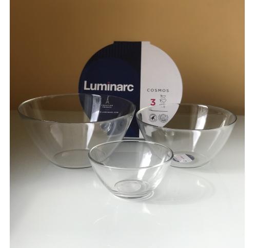 Набір Luminarc  COSMOS салатників 3пр /125,170,200мм