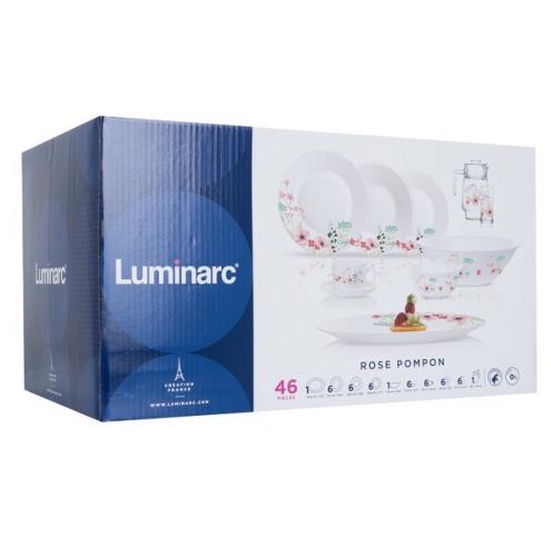 Сервиз Luminarc  ROSE POMPON /46пр.