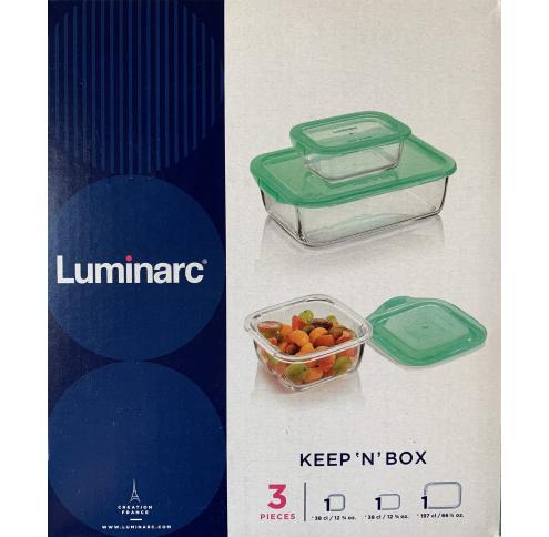 Набір контейнеров Luminarc  KEEP'N BOX /380мл*2+1970мл 