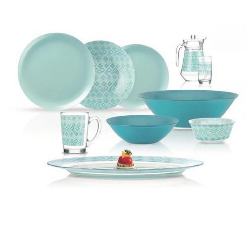 Сервиз Luminarc  SIMPLY FANTASIA TURQUOISE /46 пр.