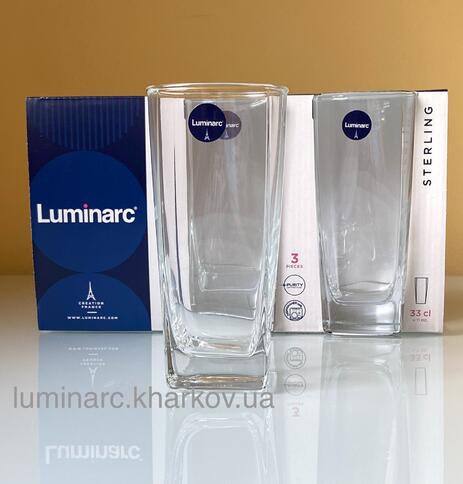 Набір Luminarc STERLING /3X330мл склянок високих