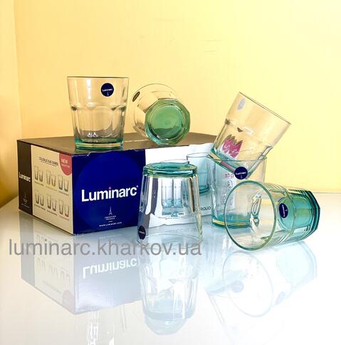 Набор Luminarc TUFF TURQUOISE /6Х300мл стаканов низких