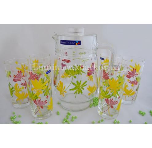 Набір Luminarc CRAZY FLOWERS /7пр. для напоїв