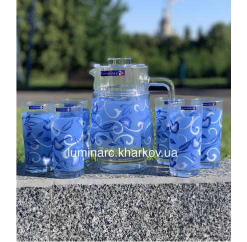 Набір Luminarc PLENITUDE BLUE /7пр. для напоїв