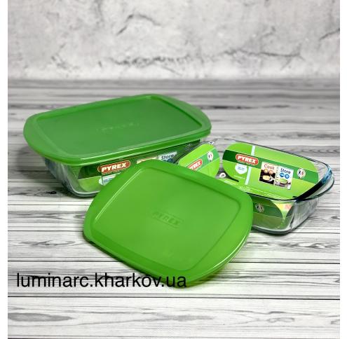 Форма PYREX COOK & STORE /прямоуг23х15х6,5см с крышк.