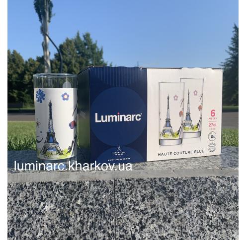 Набор Luminarc HAUTE Couture Blue /270X6 стаканов выс.